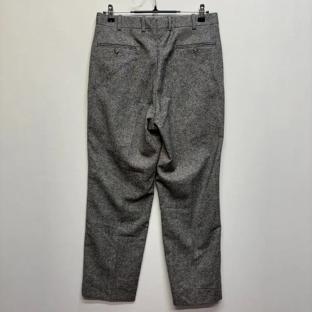 O'Connell's Men Wool Dress Pants Size 32x29 Made in USA Gray D119 -25